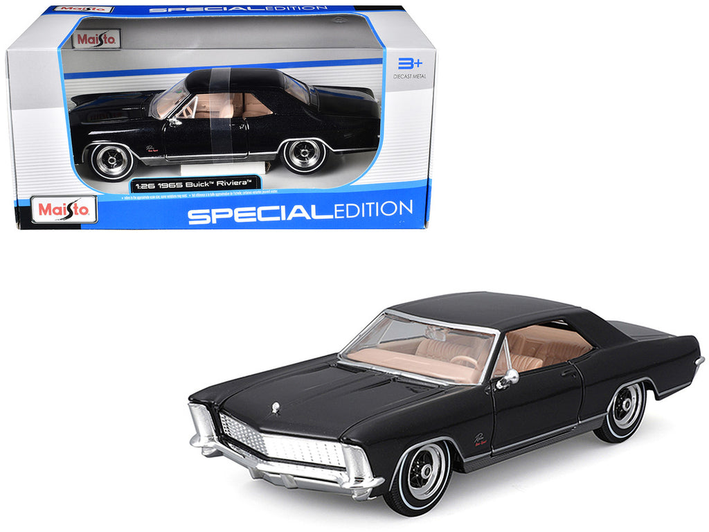 Maisto Diecast 1/26 1965 Buick Riviera GS Black Metallic