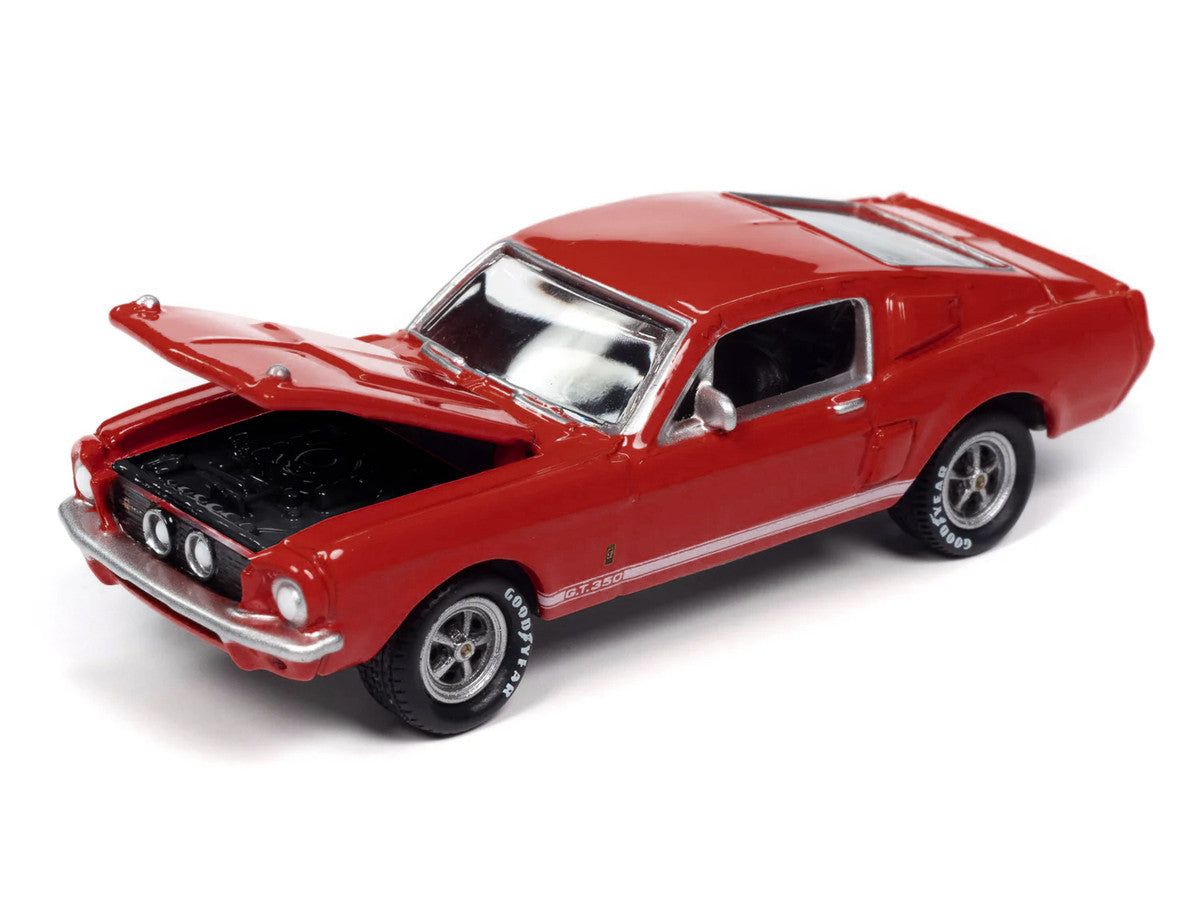 Johnny Lightning 1/64 Scale Diecast Cars 1967 Shelby GT-350 Red