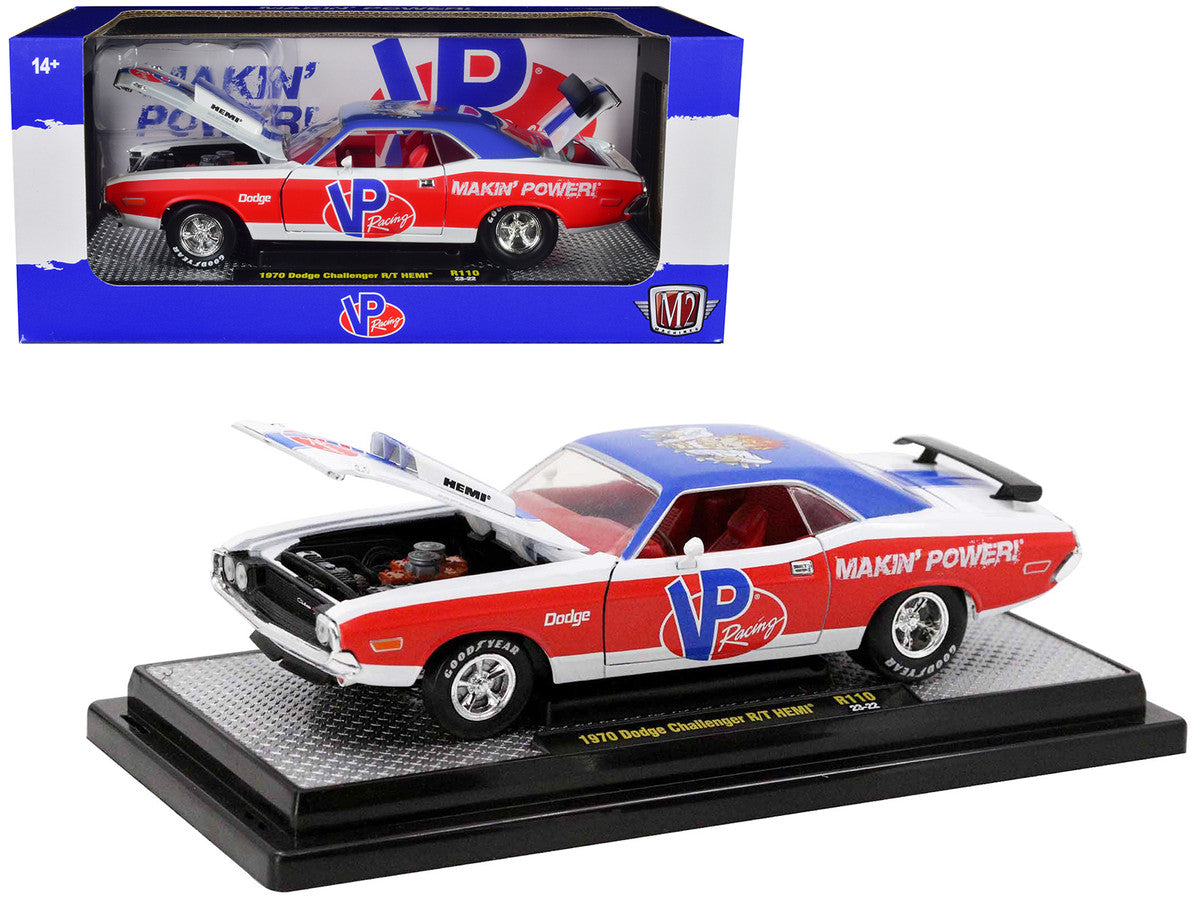 M2 Machines Diecast 1/24 1970 Dodge Challenger R/T Hemi White