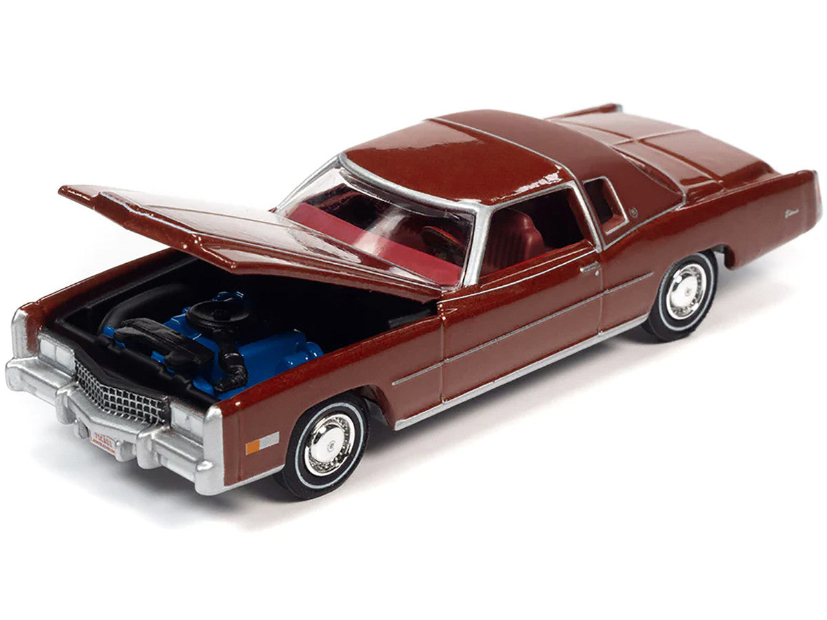 Autoworld Die-cast 1/64 1975 Cadillac Eldorado Firethorn Red Metallic