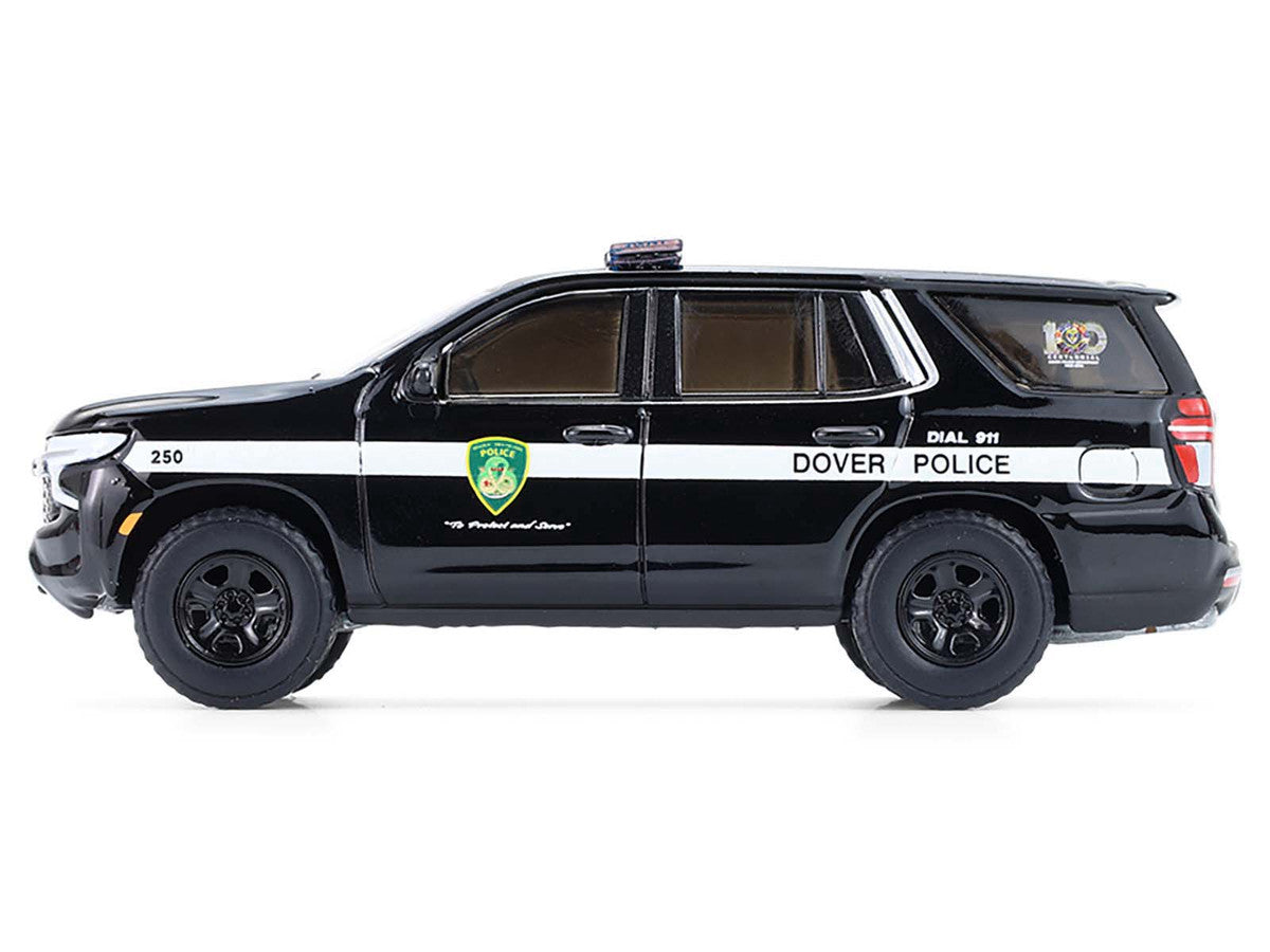 Greenlight Diecast Car 1/64 2024 Chevrolet Tahoe Police Pursuit "Dover Police"