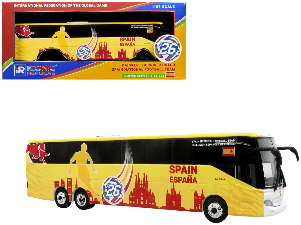Iconic Replicas Diecast 1/87 Coach Bus "Spain National Football Team"