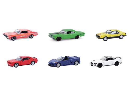 "GreenLight Muscle" Series 30 Set of 6 pieces Diecast 1/64