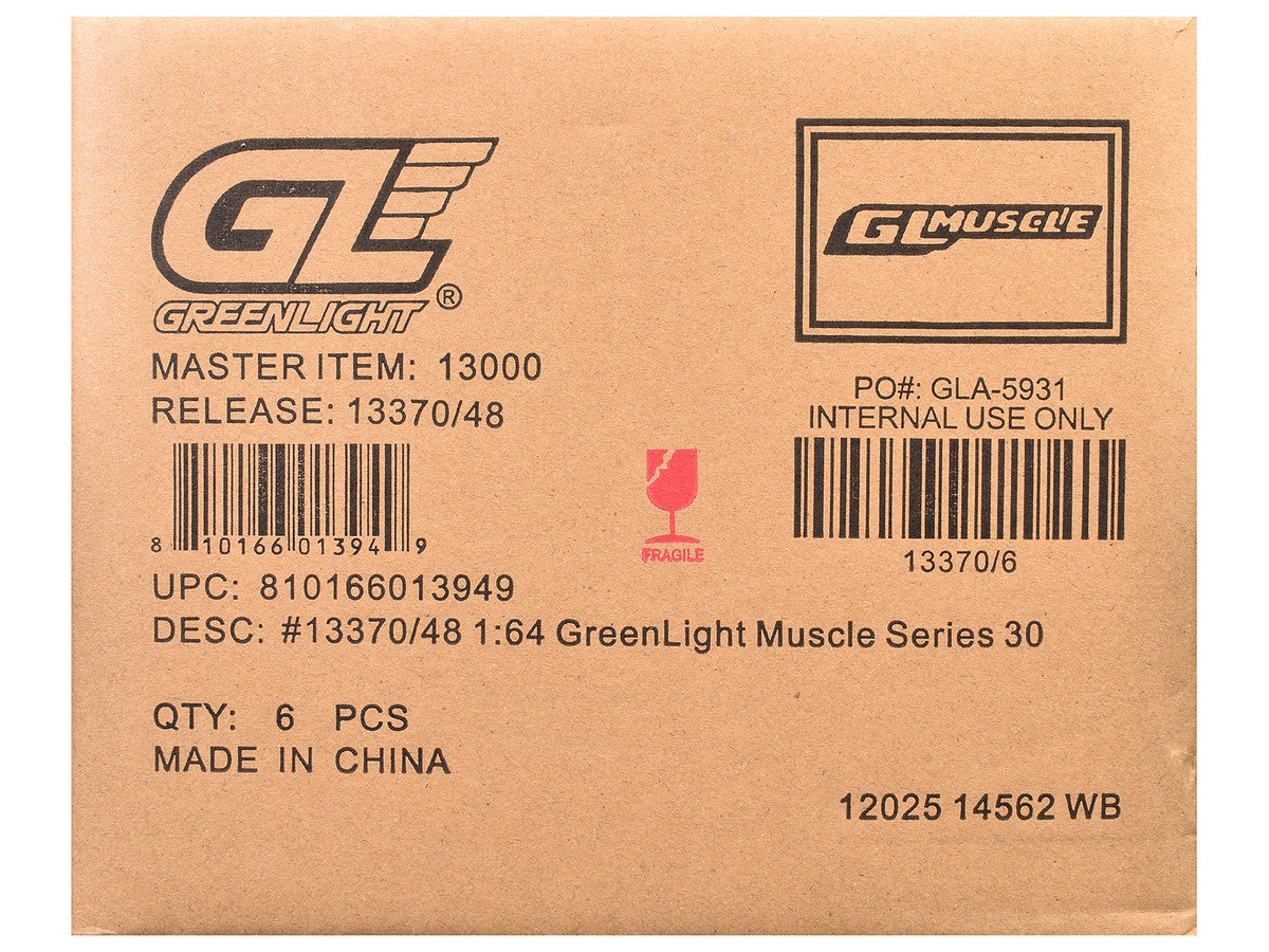 "GreenLight Muscle" Series 30 Set of 6 pieces Diecast 1/64