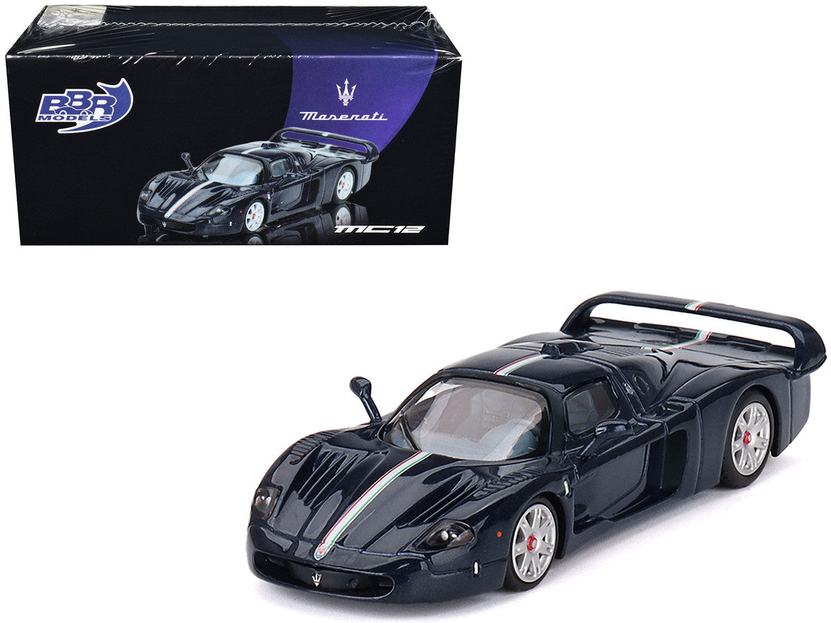 BBR Diecast 1/64 Maserati MC12 Stradale Blue Metallic