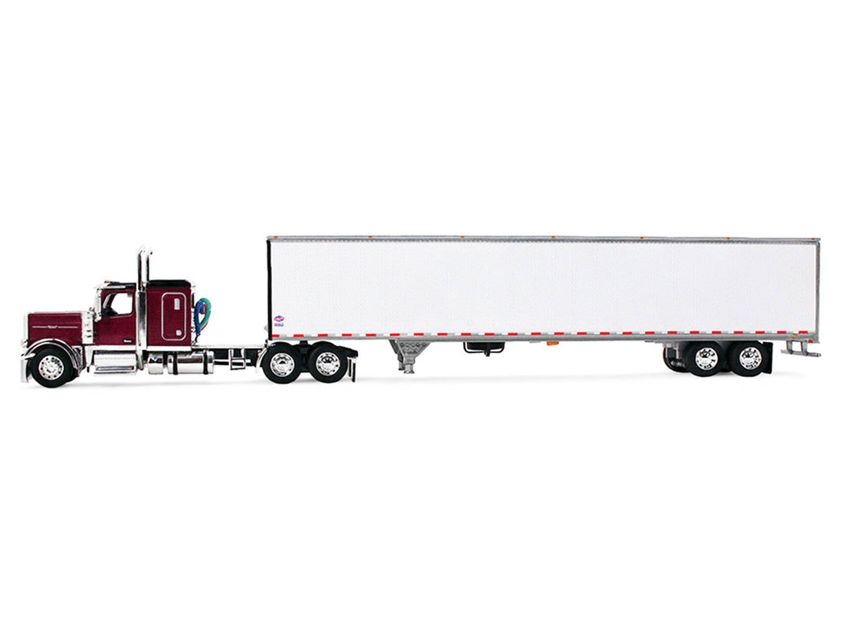 First Gear 1/64 Diecast Truck Peterbilt 589 with 58" Utility Trailer