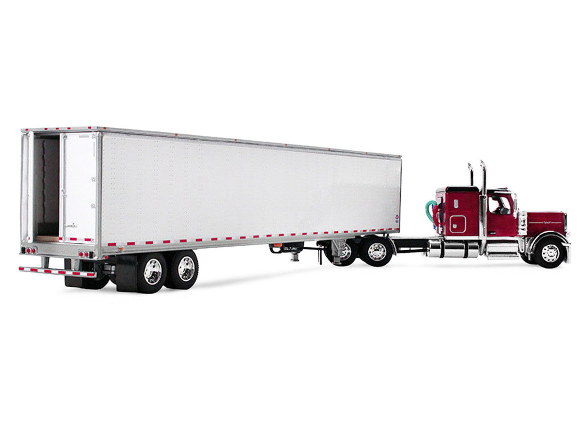 First Gear 1/64 Diecast Truck Peterbilt 589 with 58" Utility Trailer