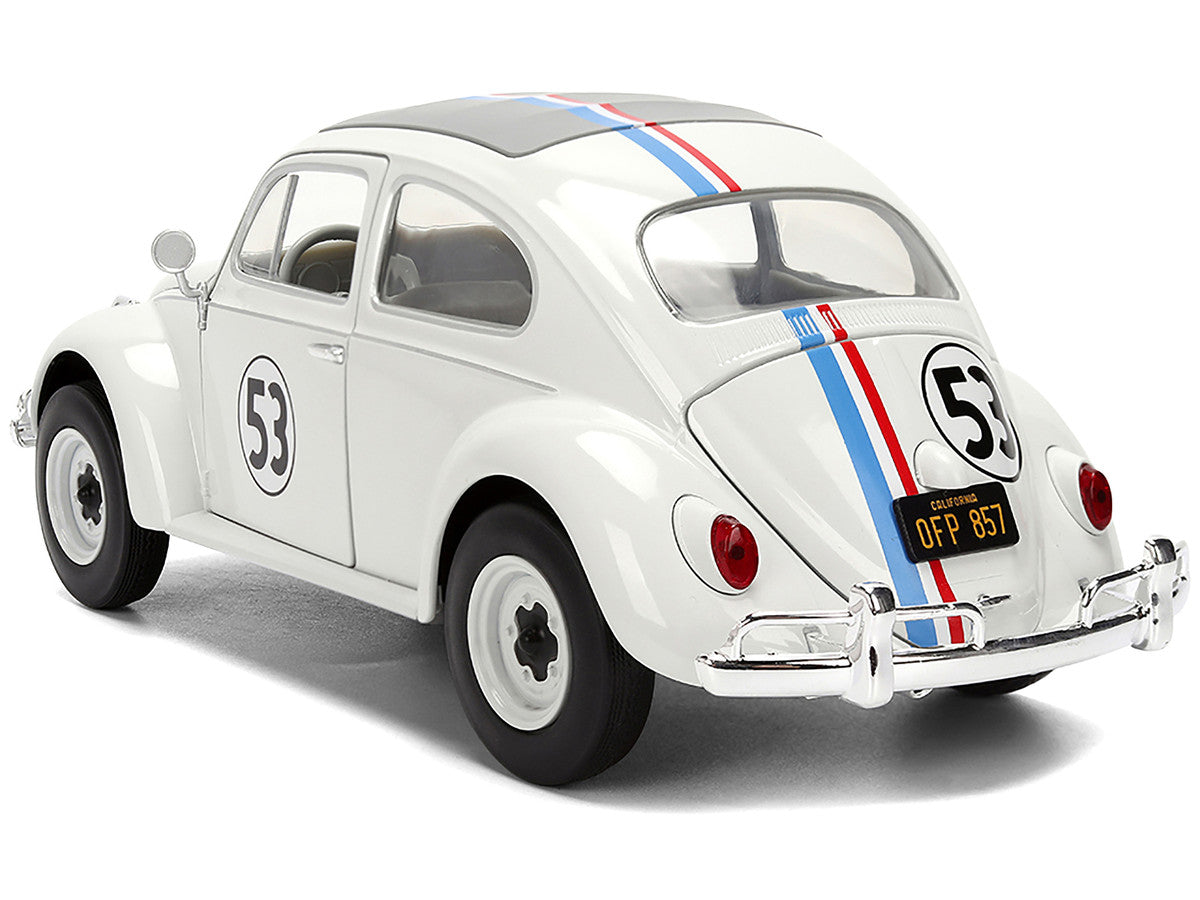 Jada Diecast 1/24 Volkswagen Model Car Beetle #53 "Herbie "The Love Bug"